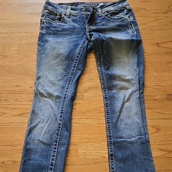 Miss Me Blue Embellished Jeans - Picture 5 of 6